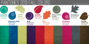 Pantone Fall Colors 2013