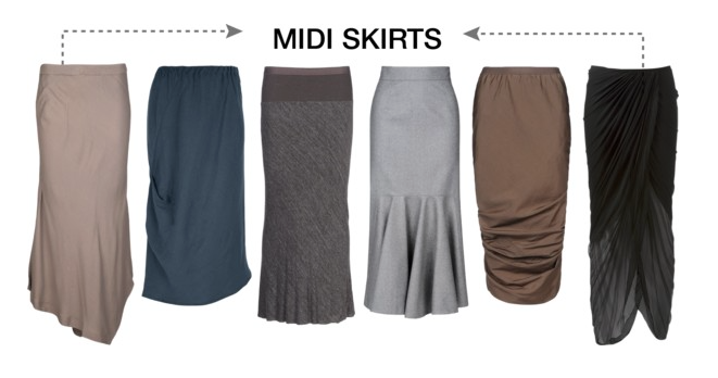 How to wear Midi Skirts -  www.mybrandnewimage.com