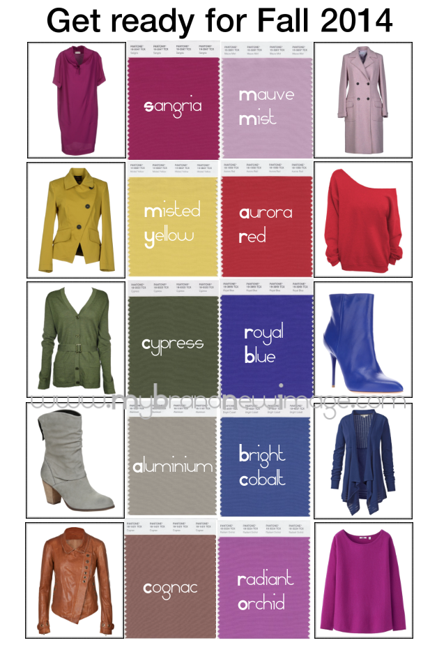 2014 Pantone Color Chart